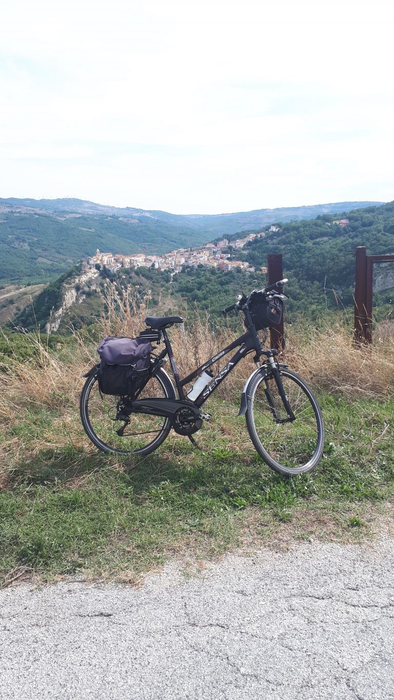 Fiets in de Italiaanse bergen